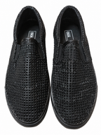 Asos – Mocassins noirs texturés/Homme